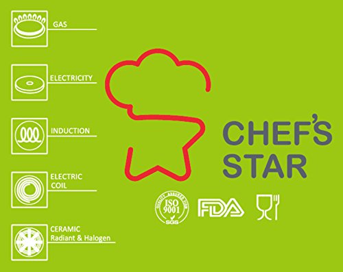 Kitchen Cookware Nonstick Pots and Pans Set, 15 Piece (Utensils and Glass Lids Included) Durable Professional Grade… 7 Kitchen Cookware Nonstick Pots and Pans Set, 15 Piece (Utensils and Glass Lids Included) Durable Professional Grade… - Image 8