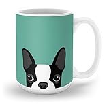 Society6 Boston Terrier Mug 15 oz