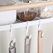 Kitchen Rack Fridge Magnetic Organizer - 2018 New Design Paper Towel Holder, Rustproof Spice Jars Rack, Heavy-duty Refrigerator Shelf Storage Including 6 Removable Hooks (WHITE)