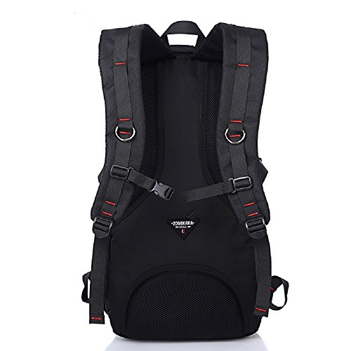 KAKA Backpack for 17-Inch Laptops - Black