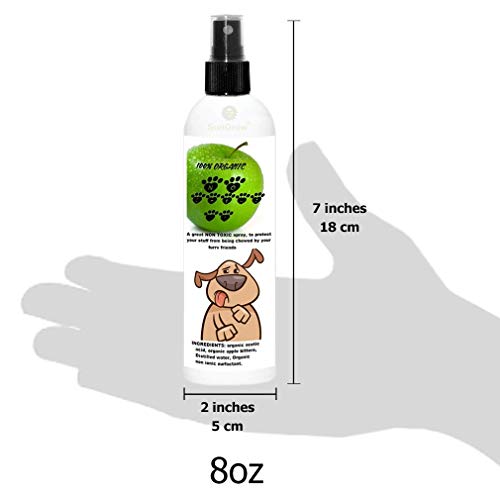 SunGrow AntiChew Spray, Deters Chewing and Biting by Dogs, Cats, Ferrets & Rabbits, Alcohol