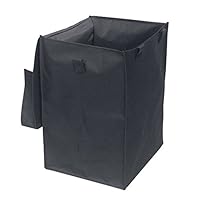 Wellmax WM99504 Nylon Grocery Utility Shopping Cart Liner with Lid, Black, Made Exclusively for WM99024S