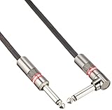 Monster Cable Classic 1/4 Inch Angled to Straight Instrument Cable 12 ft.