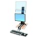 Ergotron - WorkFit-S LD Sit-Stand Workstation - for Tabletops - 23 Inches, Black