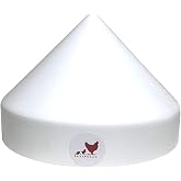 RentACoop Anti-Roost Cone for 5 Gallon Waterers and Feeders | Fits 5 gallon round DIY bucket waterers and feeders to help discourage roosting on top of buckets