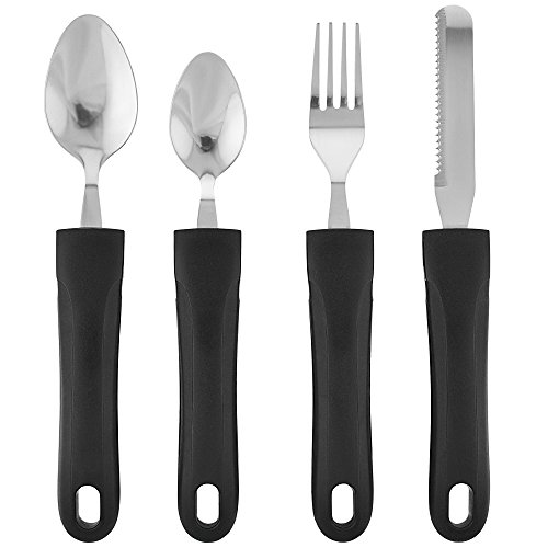 Adaptive Eating Utensils by Celley for Parkinson's, Arthritis, MS
