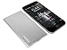 Avido World's Thinnest 4000mAh 2.1Amp Output Portable Ultra-Slim Power Bank Charger/External USB Battery Power Pack for Samsung phones and all USB-charged devices [Retail Packaging] - Silver