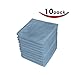 Pacific Linens Washcloths-Hand-Face Towels -12 Pack-600-GSM, 100% Cotton, Light Blue, Extra Soft Low Twist Ring Spun Yarn Cotton Washcloths, Highly Absorbent (Lt. Blue)