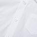 MSemis Baby Boys' White Formal Dress Shirts Gentleman Romper Bodysuit Wedding Party Outfits Short Sleeves White 18-24 Months