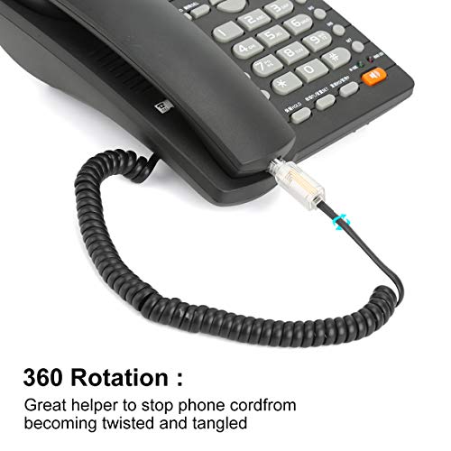 image for Telephone Cord Detangler, Uvital Wireless Anti-Tangle Telephone Handse