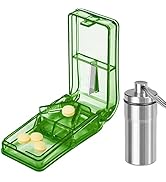 JohnBee Pill Cutter | Best Pill Cutter for Small or Large Pills | Design in The USA| Cuts Vitamin...
