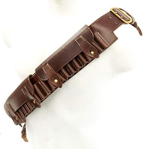 British Victorian Era Martini-Henry Brown Leather Ammunition Bandolier - Thumbnail 2