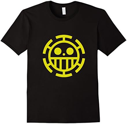 Men's trafalgar law logo t shirt 2XL Black