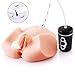 Realistic Pussy Anal Ass Male Masturbator with Sucking and Vibrating Device for Intense Stimulation,Life Size Sex Toy with Two Holes for Male Masturbation (Upgrade)