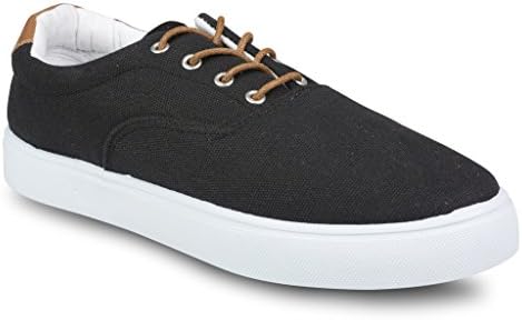 Influence Men's Nevel Canvas and Faux Leather Fashion Oxford Sneaker