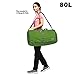 Gonex 80L Packable Travel Duffle Bag Foldable Duffel Bags for Luggage Gym Sports Camping Travelling Cycling Storage Shopping Water & Tear Resistant Green