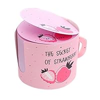 Cupcinu Sticky Notes Book of Sticky Notes Notepad Collection Round Sticky Notes for Easy Access Size 6×6×5cm (Pink)