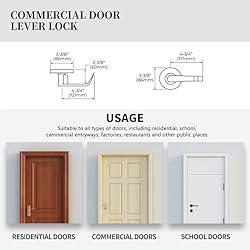 SOPHIA Door Lever Lock Heavy Duty Non-Handed Grade