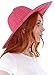 Simplicity Floppy Women Sun Hat Foldable Large Brim Hat with Ribbon