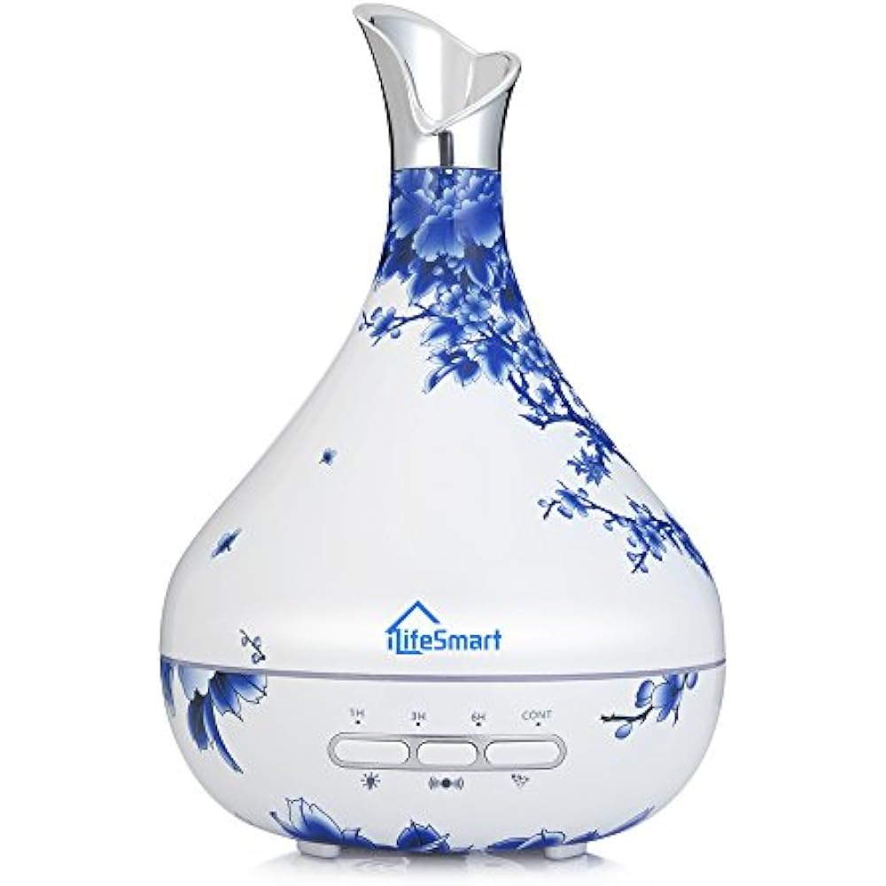 Smart Essential Oil Diffuser, 300ml Cool Mist Humidifier Human