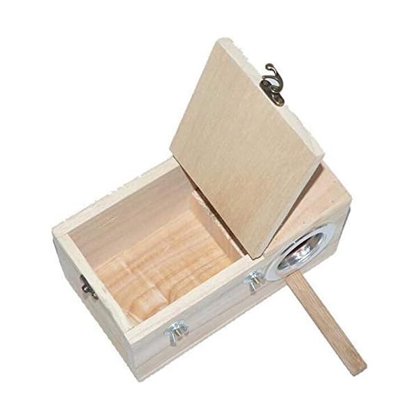 8bayfa Formicaio 4 Pezzi Budgie Nest Box for Animali Scatole voliera Nesting 8bayfa 8bayfa Formicaio 4 Pezzi Budgie Nest Box for Animali Scatole voliera Nesting