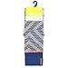 adidas Men's Neo Crew Socks (1 Pack), One Size, Heather Grey/Ash Blue/Glow Orange