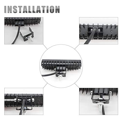 18W LED Light Bar,Ourbest 6 Inch Spot Led Work Light Pods Off Road Driving Fog Lights Waterproof for Vehicle Boat ATV SUV 4WD Jeep Car Truck Golf Cart