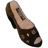 Dog Diggin Designs Runway Pup Collection | Unique Squeaky Plush Dog Toys – High Heel Essentials (Chewy Vuiton, Large)