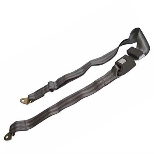 Click Here to See More Images AutoLoc SB2PGR Grey 2 Point Lap Seat Belt