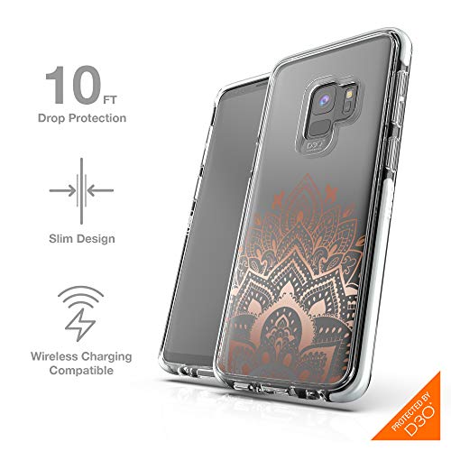 Gear 4 Victoria Case with Advanced Impact Protection [ Protected by D3O ], Slim, Tough Design for Galaxy S9 - Mandala