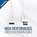 SABRENT 22AWG USB 3.0 Extension Cable - A-Male to A-Female [White] 10 Feet (CB-301W)