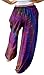Treasures of Thailand Purple Tie Dye Pants Casual Beach Festival Trousers