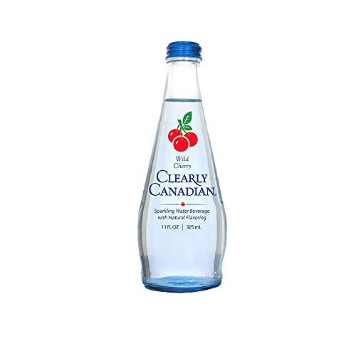 Clearly Canadian Sparkling Flavored Water (Wild Cherry, Single Bottle)