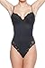 Body Beautiful Smooth and Silky Bodysuit Shaper with Built-in Wire Bra and Sexy Lace Trims