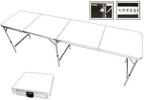Blank Customizable Beer Pong Table - 8 Feet Long - By Simply Sports