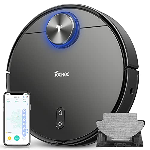 TOCMOC Robot Vacuum and Mop, Smart 5G WiFi Lidar Robot Vacuum with