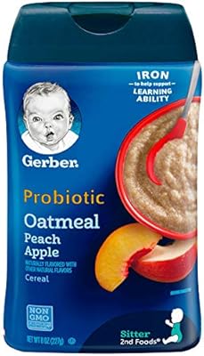gerber oatmeal peach apple