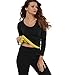 SEXYWG Womens Neoprene Long T-shirt Sweat Sauna Hot Body Shaper for Weight Loss