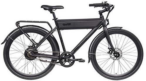 RIDE1UP 500w 48v Electric Bike, Samsung Lithium-Ion, Steel Frame Integrated LCD Display and LED Lights, Cargo Rack