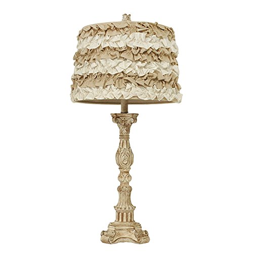 Fancy Whitewash Candlestick Table Lamp Head Desk Lamp Bedroom Bedside Lamp Reading Lights Study Lamp Nightstand Lamp Living Room Lamp Girl S Room Lamp Buy Online In Cambodia At Desertcart