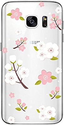 For Samsung Galaxy C7/C7000 Case,Soft Ultra-Thin TPU Mobile Phone Cases Silicone Back Cover Shell Protective Skins Flowers Rabbits Pattern (7022#5)