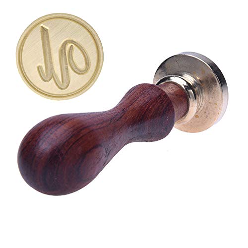 YPSelected Vintage Calligraphic A-Z 26 Alphabet Initial Letters Sealing Wax Spoons Candles Seal Stamp (Letter U)