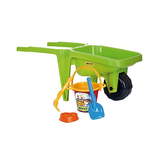Wader 74810 - Gigant Schubkarre mit Eimergarnitur