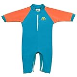 Fiji Sun Protective UPF 50+ Baby Swimsuit by Nozone in Blue Ocean/Sushi, 18-24 months