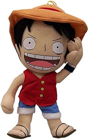 Amazon ワンピース ルーフィ ぬいぐるみ ２０ｃｍ アメリカ輸入品 ぬいぐるみ おもちゃ