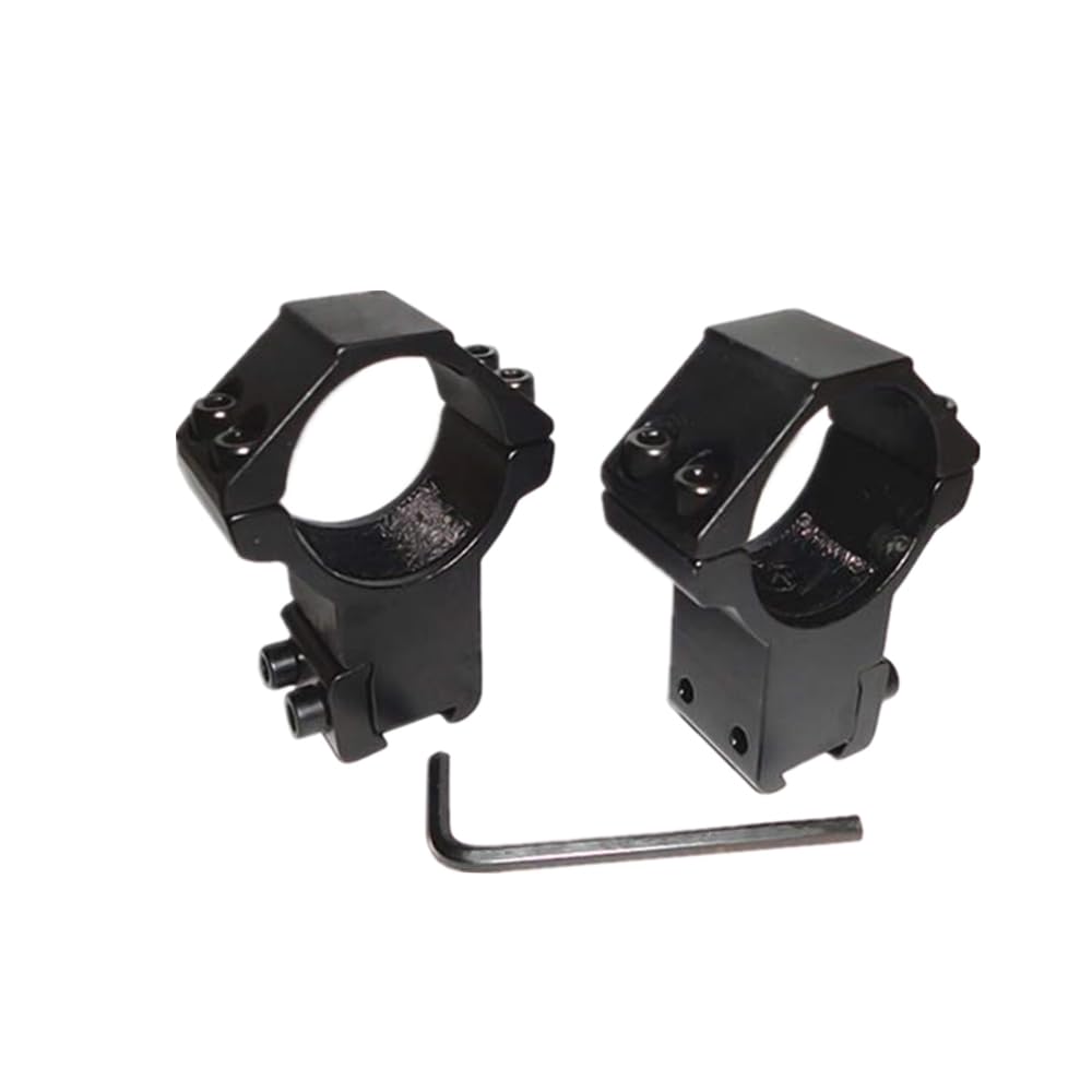 HWZ 1"/30mm Dovetail Scope Mount Rings Medium Profile for 11mm/20mm Dovetail Picatinny (2 Pieces) (30mm,11mm,hight)