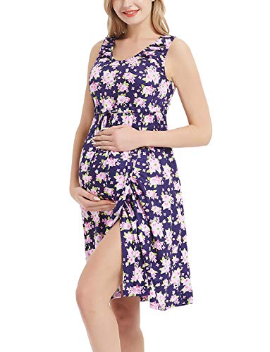 GINKANA Labor/Delivery/Nursing Hospital Gown Maternity - The Perfect for Maternity Hospital Nursing