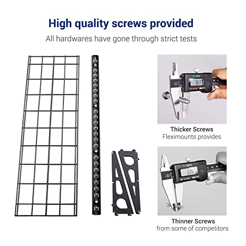 FLEXIMOUNTS 3Tier 1x4ft Garage Storage Wall Shelving 12inchby48