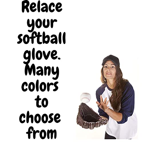 TOFL Softball and Baseball Glove Lace Kit | Mitt Lace Glove Repair Lacing Kit | 2 Leather Laces with Lacing Needle for Catchers Glove