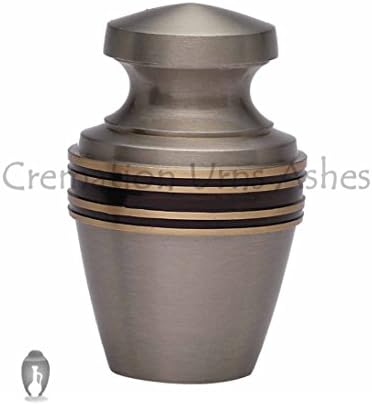 Keepsake Urns for Ashes - Grecian Pewter Cremation Small Memorial Urns